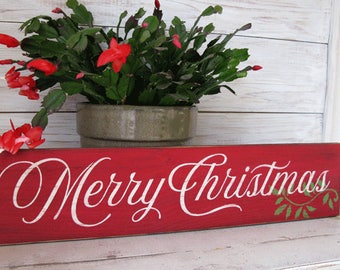 merry christmas sign etsy