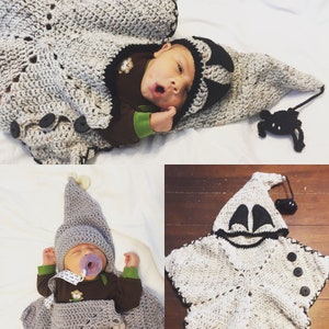 MUSTER NUR Newborn Star Swaddler Häkelanleitung, OoogieBoogie Newborn Star Crochet Pattern