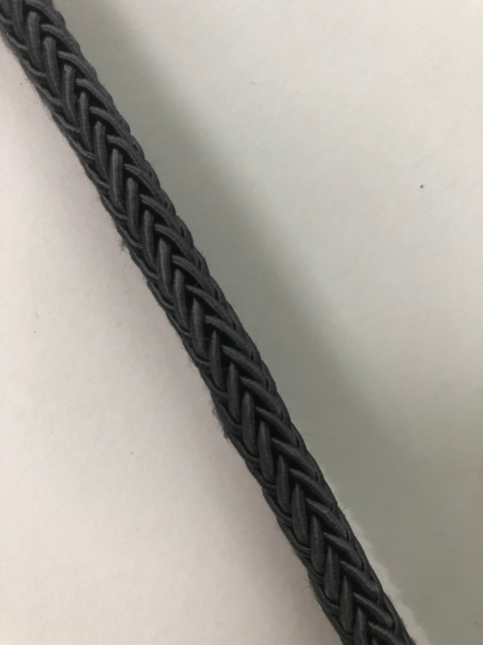 Braided Gray Piping Upholstery Cord with Lip Trim | Etsy