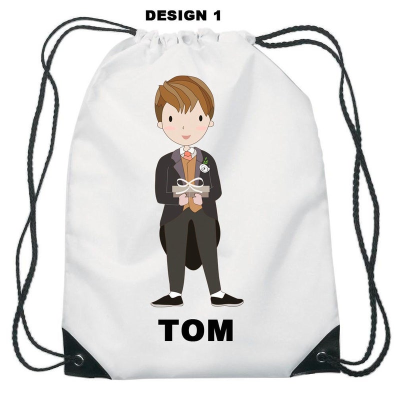 personalised flower girl bag