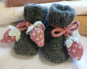 Chaussons Bébé Petites Fraises