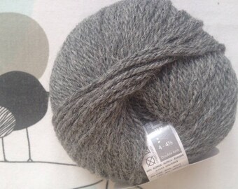 WOOL QUITO anthracite - white horse