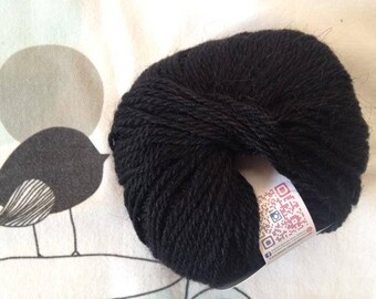 WOOL QUITO black - white horse