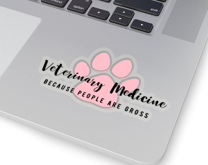 Funny Vet Tech Sticker Funny Vet Med Funny Veterinarian Etsy