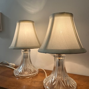 Two Glass Lamps