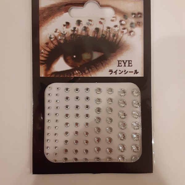 3D Acrylic Eye Crystals Face Gems