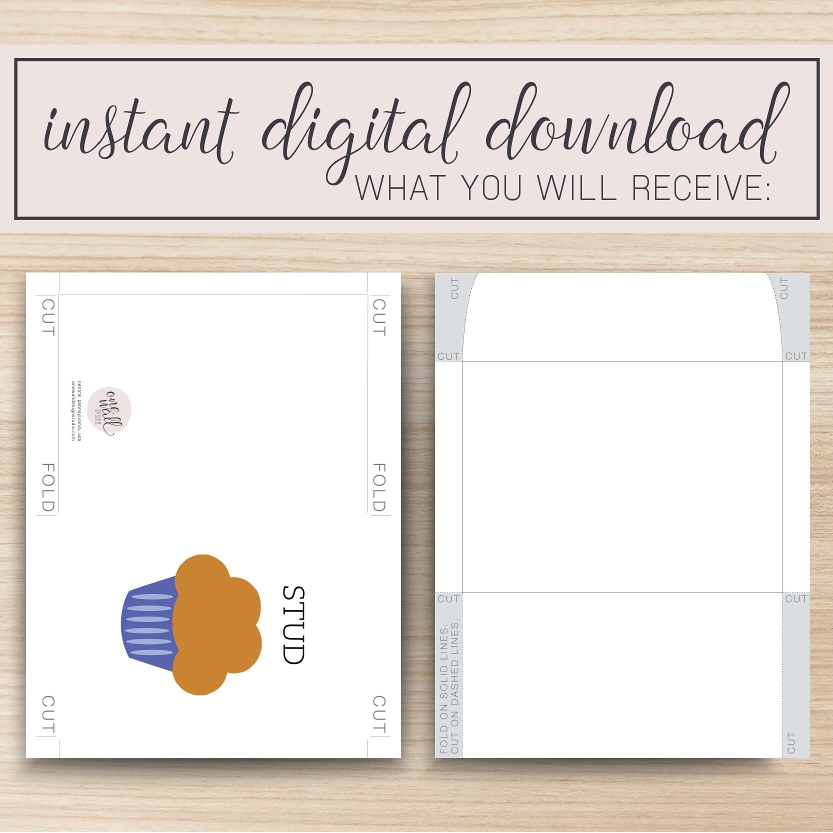Stud Muffin PRINTABLE Greeting Card, 5x7, Cardstock, I Love You, I Miss ...