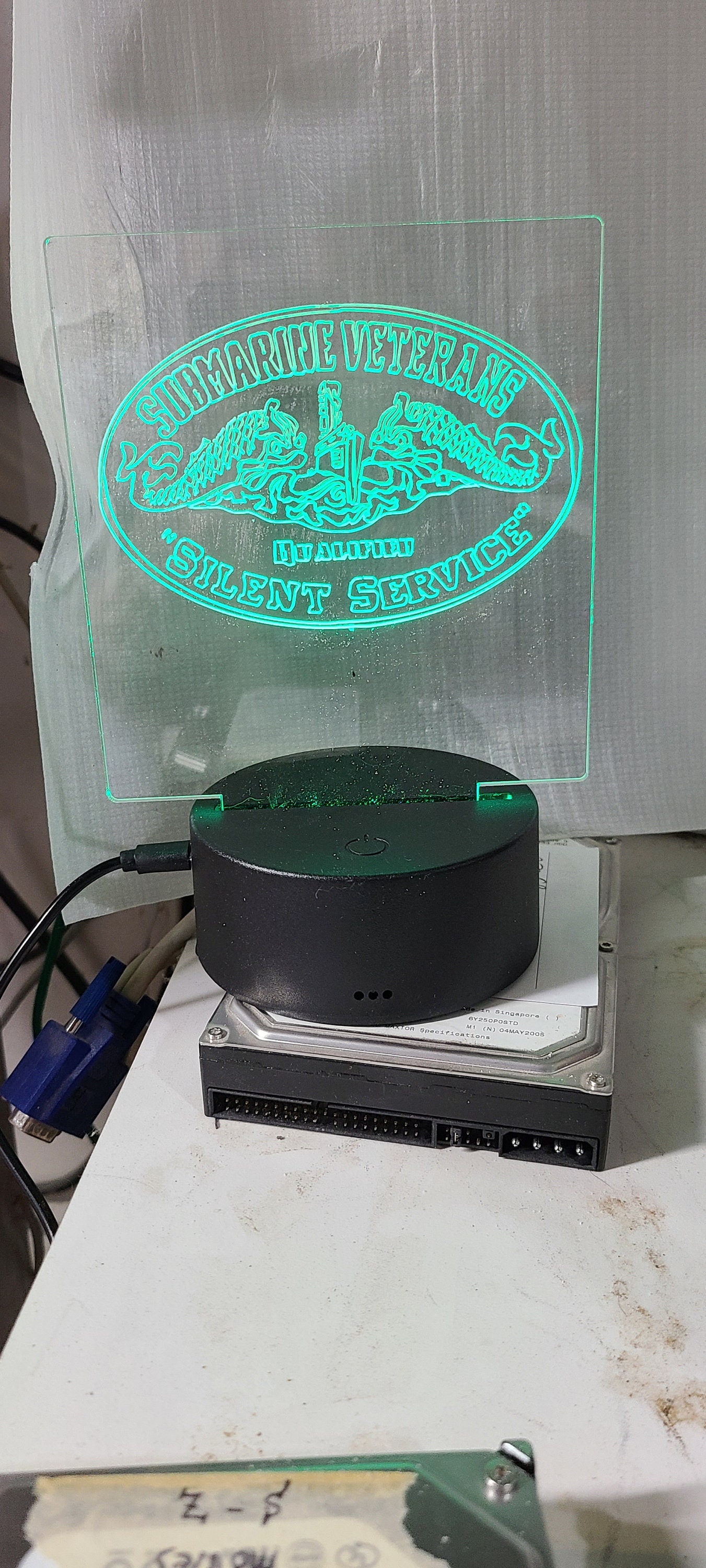 Submarine Veterans qualified Silent Service LED Display - Etsy