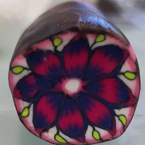 Canne à fleurs en pâte polymère brute