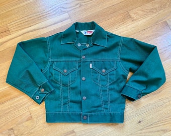 green levis jacket