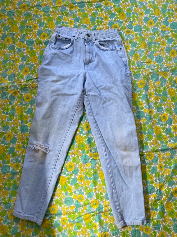 26” waist/ Chic denim/ super light blue/ distress… - image 1