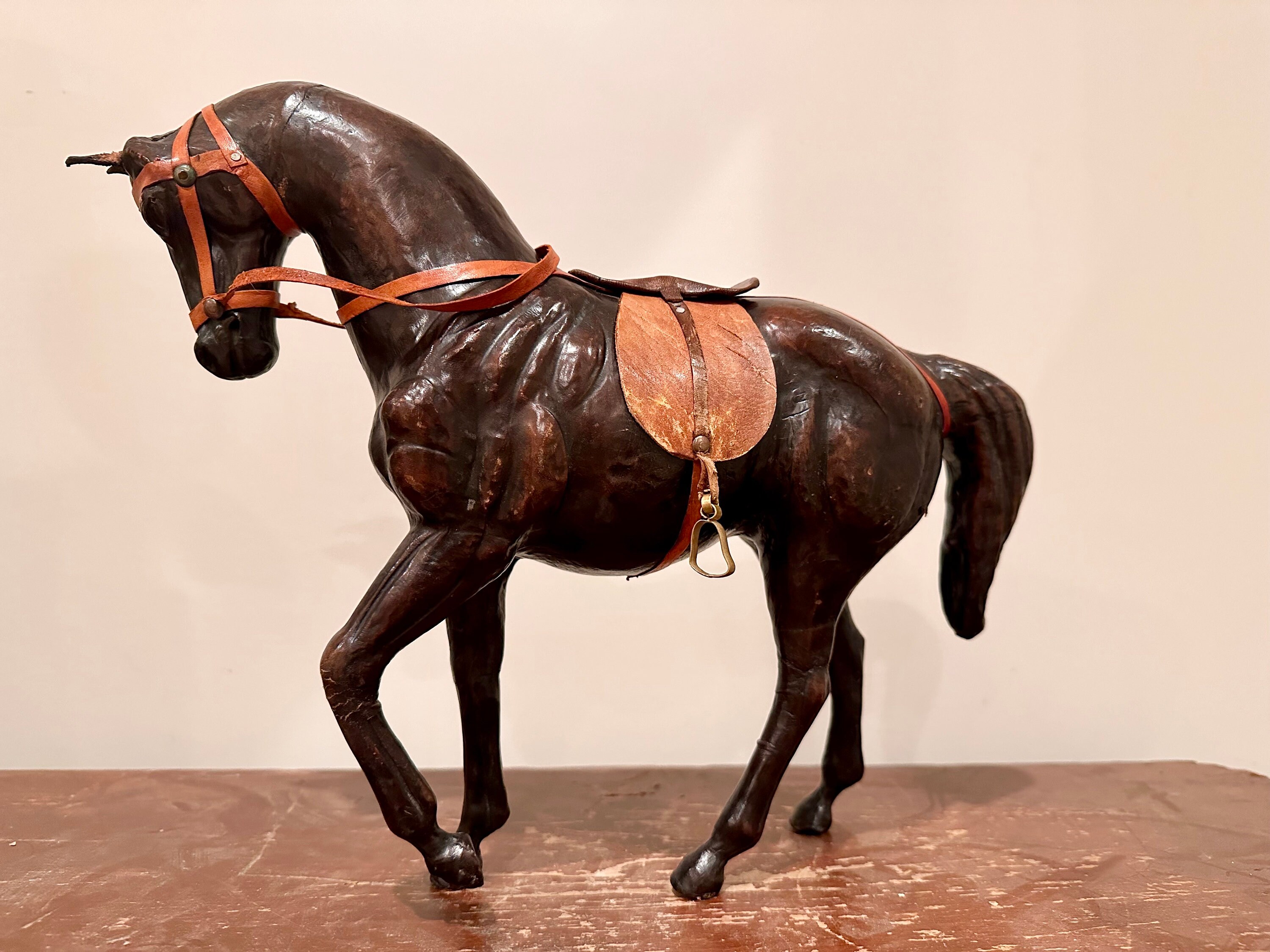 Cravache D'équitation Vintage En Cuir - Multi-color - Occasion