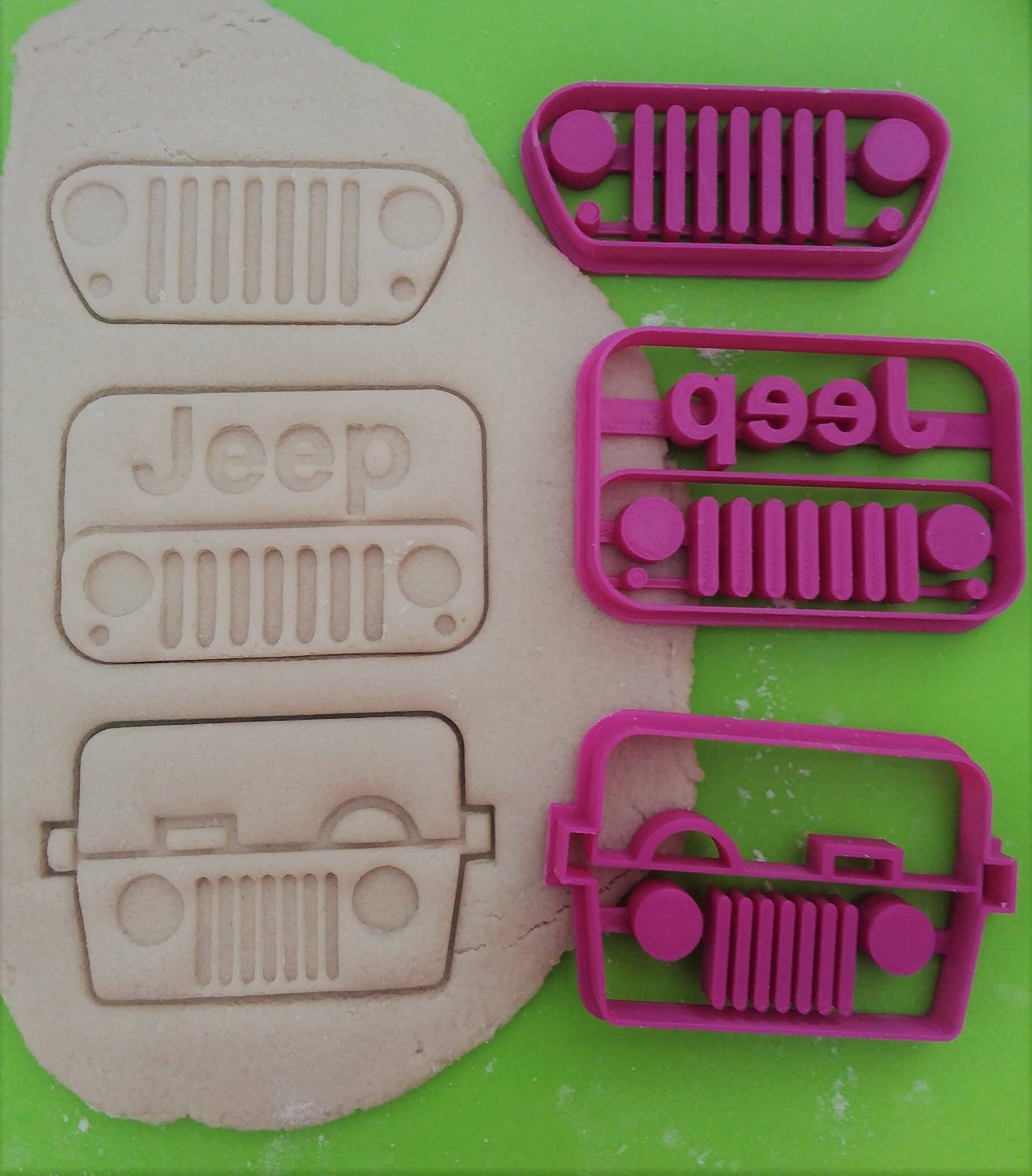 Jeep cookie cutter Jeep cookie stamp jeep fondant cutter Etsy