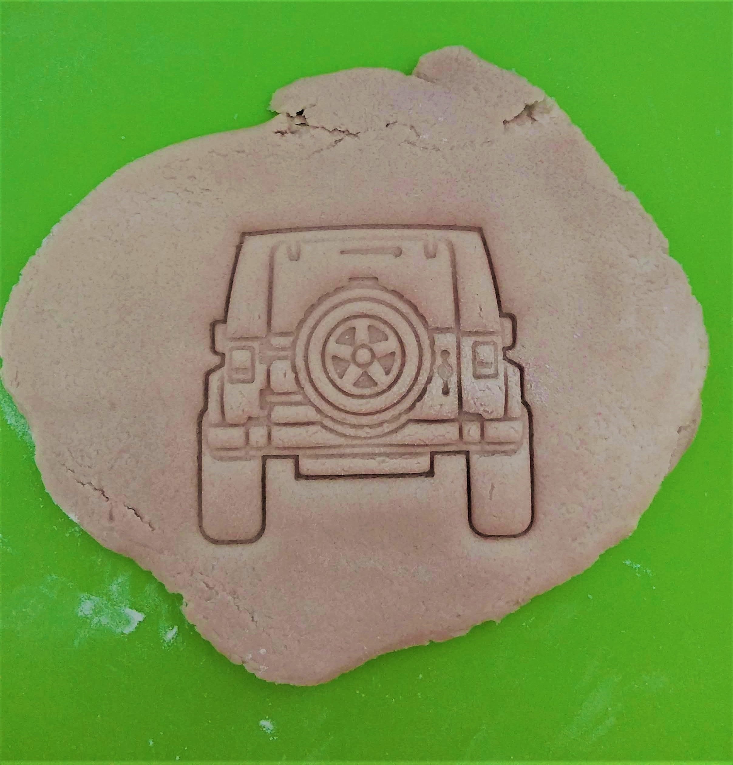 Jeep Cookie Cutter Jeep Cookie Stamp Jeep Fondant Cutter Etsy