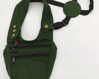 Holster, Holster, Shoulder Strap, Utility Belt, Festival Belt, Leg Bag, Pouch Bag, Hip Bag - LaTaska.it - Holster/Holster Model Jeans, green/green