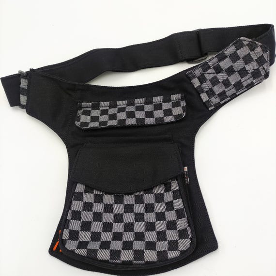 LaTaska.it - Water Model, Chess Print, Jeans