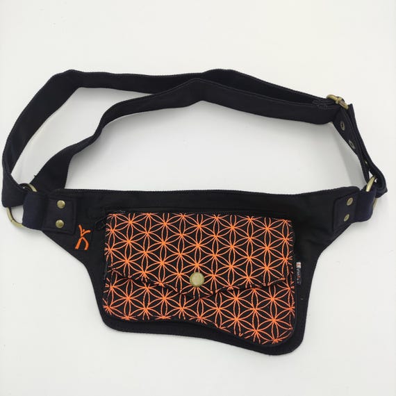 LaTaska.it - Mini Pocket Fantasy Model Jeans -  Nero/Arancio - Black/Orange