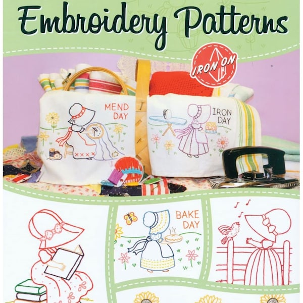 Aunt Martha's Embroidery Patterns - Sunbonnet Days #407