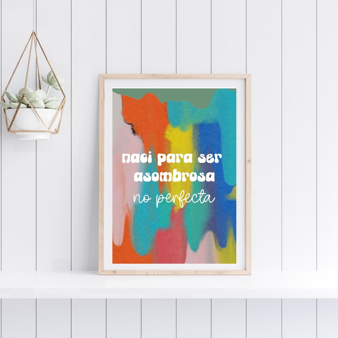 Spanish Quotes Wall Art Poster Hispanic Digital Print Latina ...