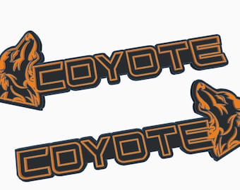 Coyote Badge (Half Head)