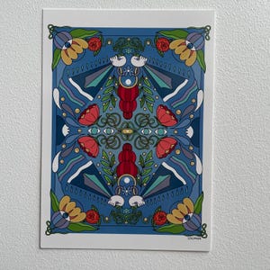 Loopkin 5x7 Greeting Card - Blank Back