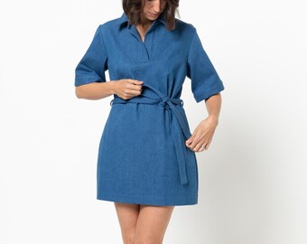 Style Arc | Sizes 4 - 16 | Beckers Woven Dress Pattern | PDF sewing pattern for printing at home or print store