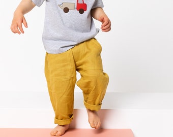 Style Arc   K I D S   / sizes 2 - 8 - Bobby Kids Woven Pant - PDF pattern for printing at Home or Print store