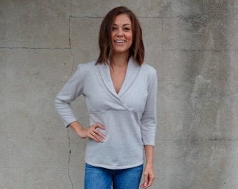 Kendall Knit Top PDF Sewing Pattern // Sizes 26, 28, 30 // Digital PDF sewing pattern by Style Arc