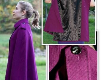 Clover Cape // Sizes 16, 18 & 20 // Women's Cape Jacket PDF sewing pattern by Style Arc // DIY clothing // Challenging Sewing Projects