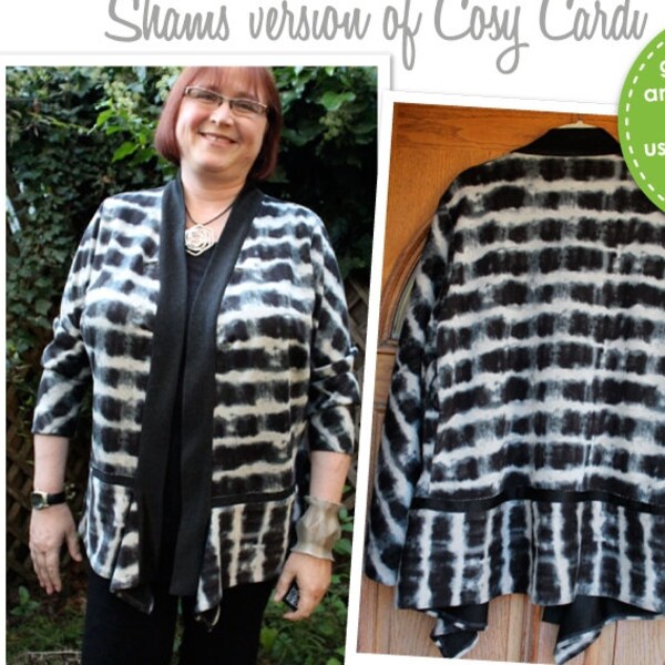 Cosy Cardi // Sizes 16, 18 & 20 // Women's Cardigan PDF sewing pattern by Style Arc // DIY clothing // Sewing Projects