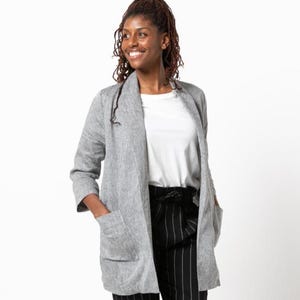 Style Arc | Sizes 18 - 30 | Loren Jacket | PDF pattern for printing at home or print store