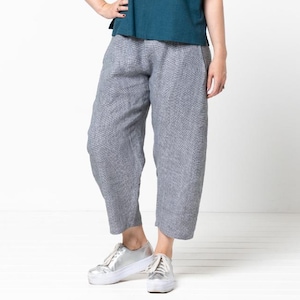 【BOB】DEFORMATION SUMMER TWEED PANTS Bob Woven Pants by Style Arc, US Sizes 0-18, Designer Style