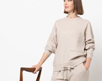 Styl Arc | Rozmiary 18 - 30 | Bluza Simpson | Wzór PDF do wydrukowania w domu lub w sklepie z nadrukami