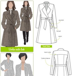 Style Arc COPY SHOP Stella Coat Sizes 10 12 14 - Etsy