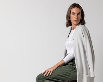 Style Arc | Rozmiary 10–22 | Wzór na płaszcz Parker Knit | Wzór w formacie PDF do wydrukowania w domu lub w drukarni