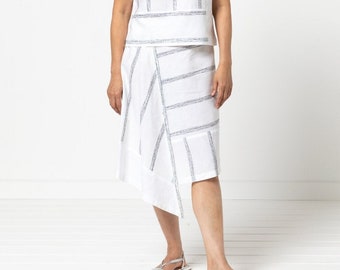 Style Arc | Sizes 4 - 16 | Quinn Woven Skirt | PDF pattern for printing at home or print store