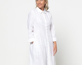 Style Arc | Sizes 10 - 22 | Hampton Woven Dress Pattern | PDF pattern for printing at home or print store