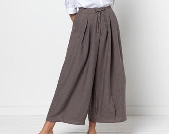 Style Arc | Sizes 18 - 30 | Reeve Woven Culotte | PDF pattern for printing at home or print store