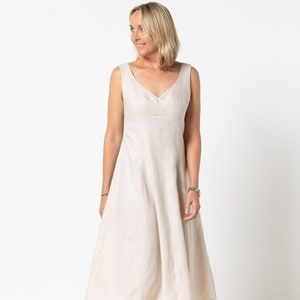 Style Arc | Sizes 4 - 16 | Sabrina Woven Dress Pattern | PDF pattern for printing at home or print store