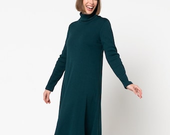 Arc de style | Pointures 18-30 | Modèle de robe en tricot Camile | Patron de couture PDF à imprimer à la maison ou en imprimerie