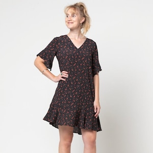 Style Arc | Sizes 18 - 30 | Pixie Woven Dress Pattern | PDF pattern for printing at home or print store