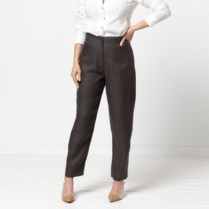 Style Arc | Sizes 4 - 16 | Claude Woven Pant Pattern | PDF pattern for printing at home or print store
