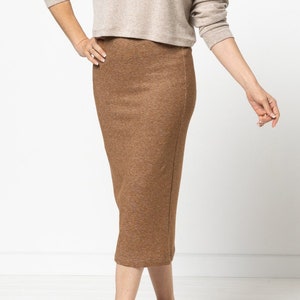 Style Arc | Sizes 18 - 30 | Yoyo Knit Skirt | PDF pattern for printing at home or print store