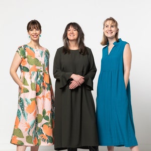 Style Arc | Sizes 10 - 22 | Montana Dress Extension Pack | PDF pattern for printing at home or print store