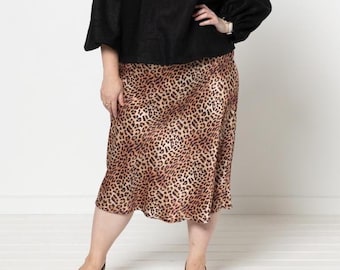 Style Arc | Sizes 10 - 22 | Genoa Bias Cut Skirt Pattern | PDF pattern for printing at home or print store