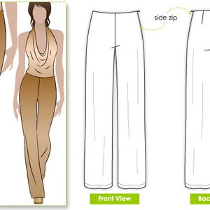 Leah Lounge Pant Women's PDF Sewing Pattern Sizes 14, 16 & 18 - Etsy