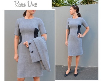 Renae Woven Dress - Sizes 10, 12, 14 - PDF sewing pattern for printing at home by Style Arc - Instant Download