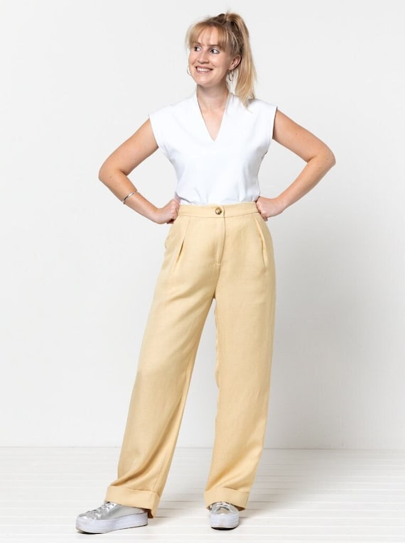 Style Arc Sizes 4 16 Spencer Woven Pant Pattern PDF - Etsy