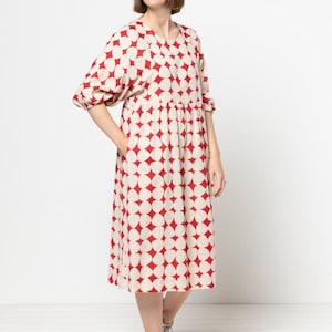 Style Arc | Sizes 10 - 22 | Hope Woven Dress Pattern | PDF pattern for printing at home or print store