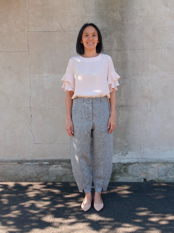Kew Woven Pant 10 12 14 PDF Pattern for 